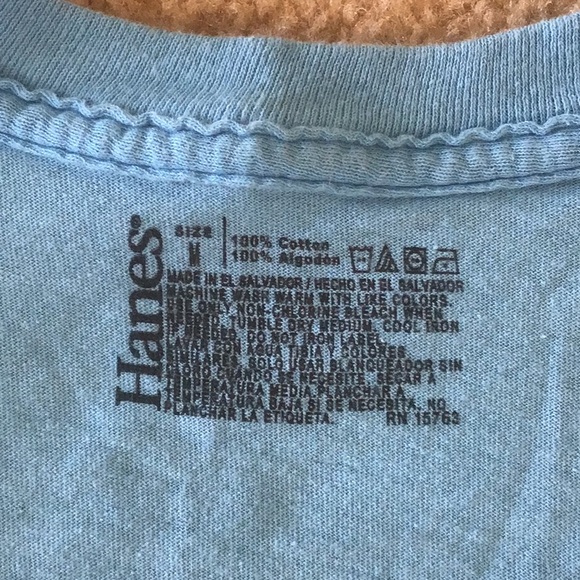 Two Women’s Solid T-shirts, Size Medium, Light Blue and Teal - Picture 4 of 9